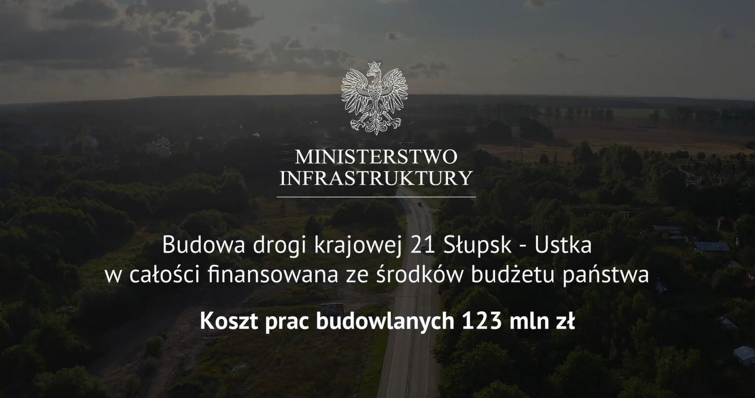 13 km nowej, bezpiecznej drogi między Ustką a Słupskiem staje się faktem. Na całym odcinku z ciągiem pieszo-rowerowym.