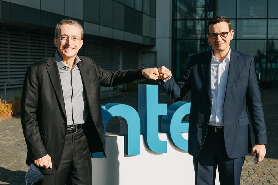 Premier Mateusz Morawiecki spotkał się z CEO Intela Patem Gelsingerem