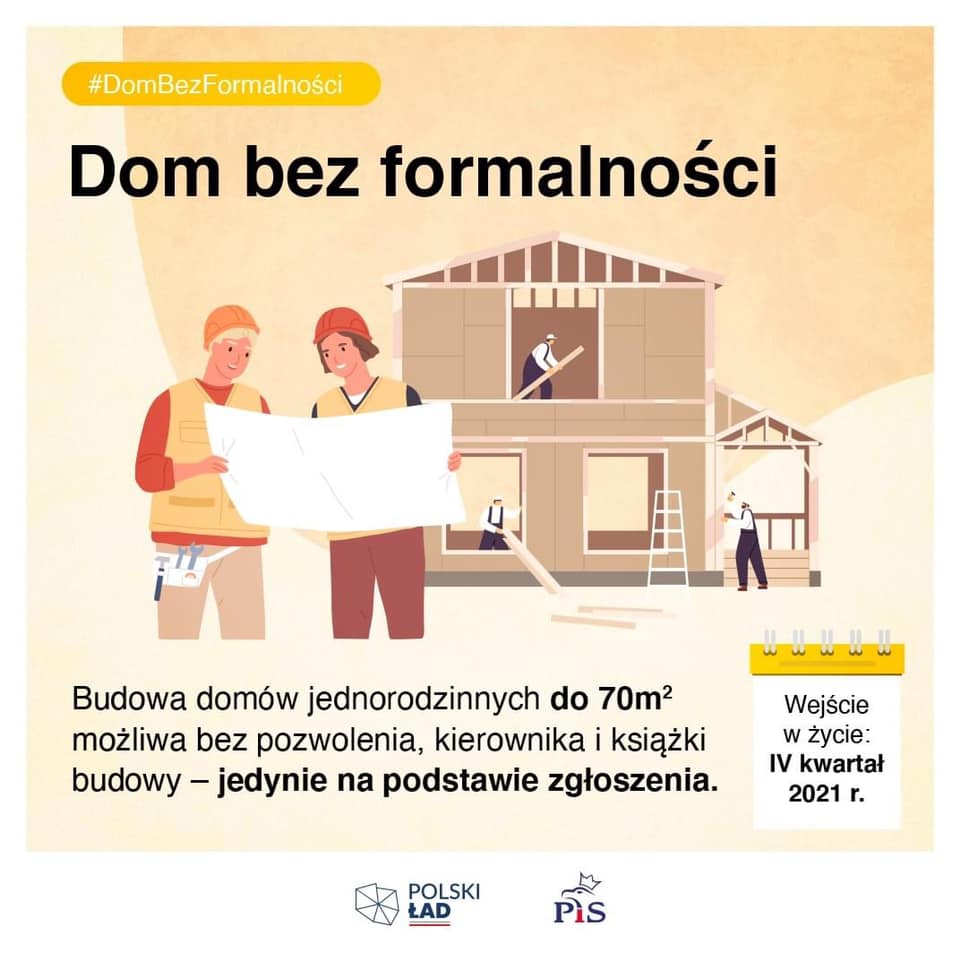 Sejm przyjął ustawę - budowa domów jednorodzinnych do 70 m2.
