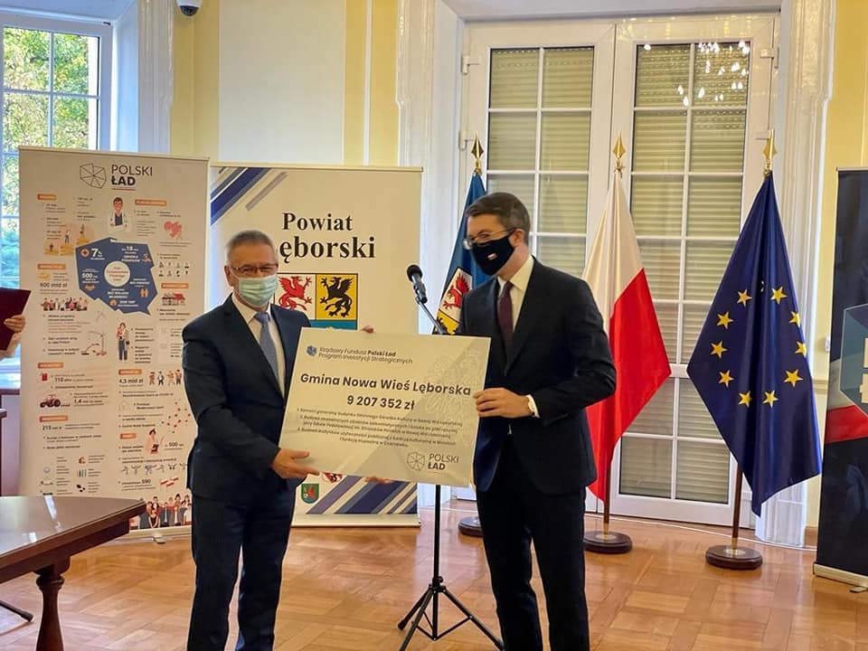 Gmina Nowa Wieś Lęborska otrzymała wsparcie na budowę budynków użyteczności publicznej w ramach Rządowego Funduszu Polski Ład!