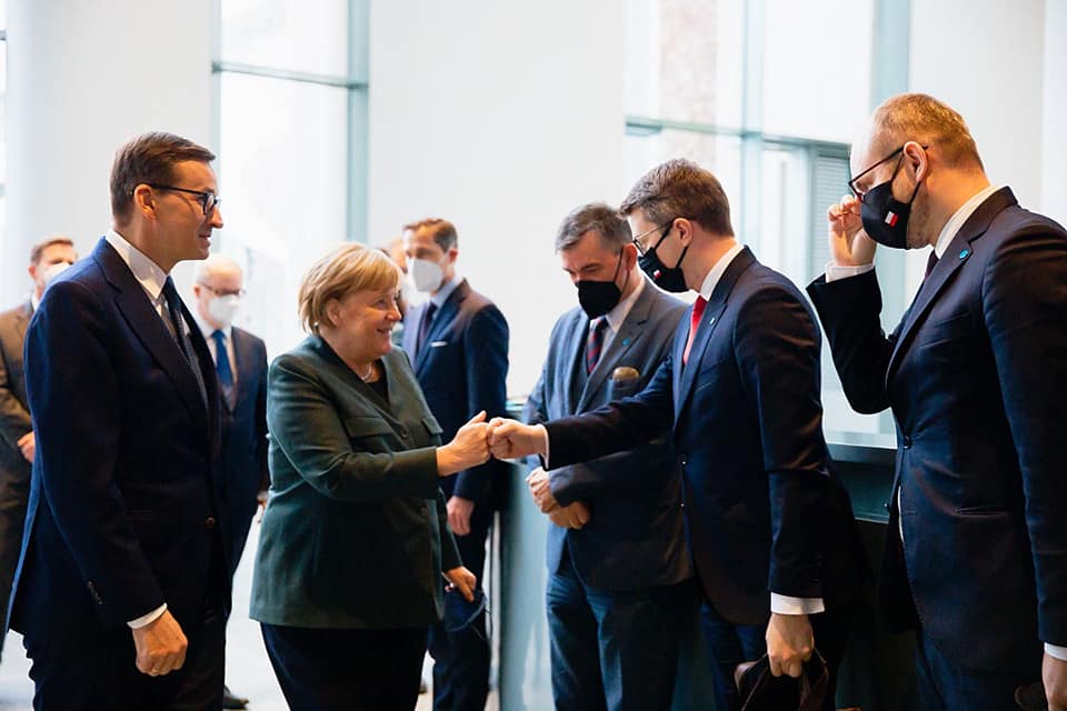 Dzisiaj rzecznik rządu Piotr Müller odwiedził Berlin