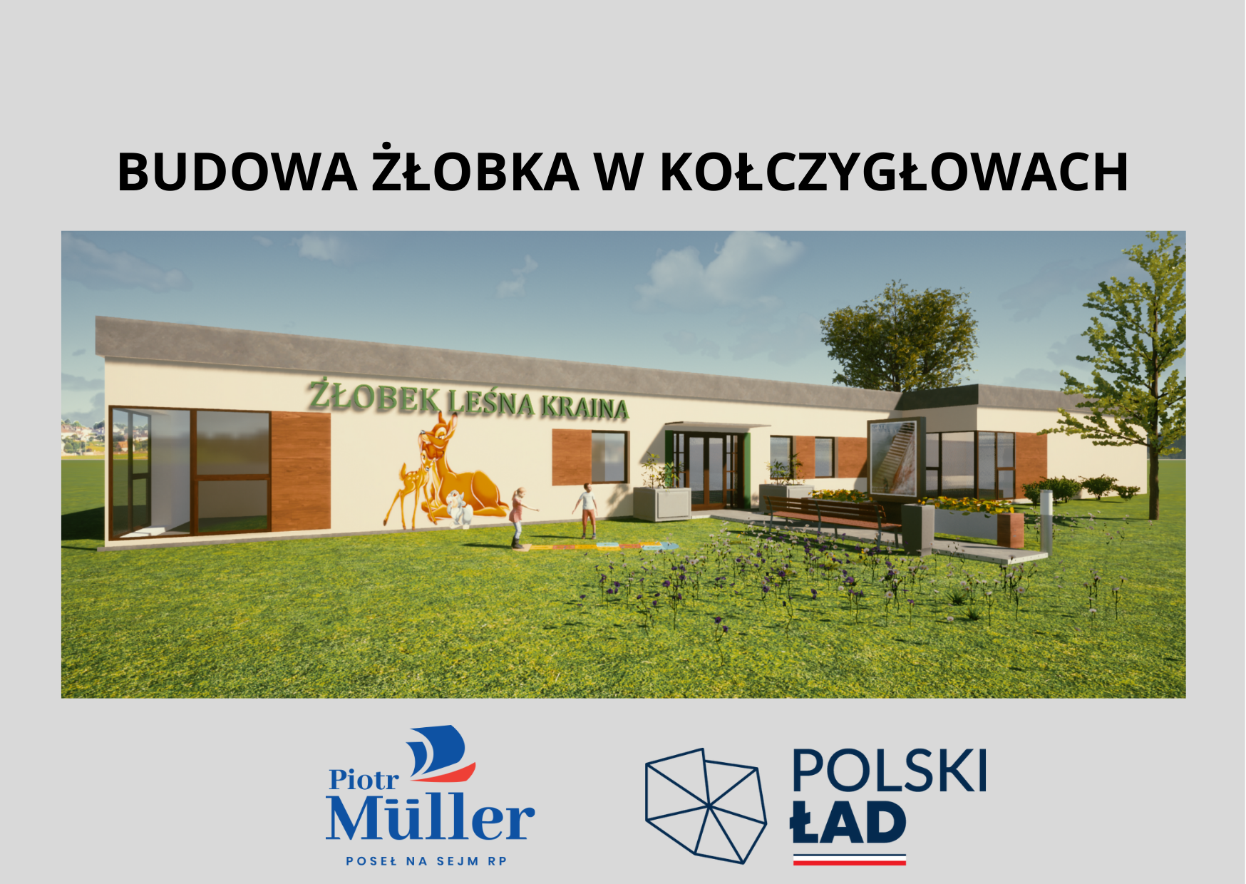 Budowa 1. żłobka w gminie Kołczygłowy to długo wyczekiwana inwestycja i wsparcie dla młodych rodziców.
