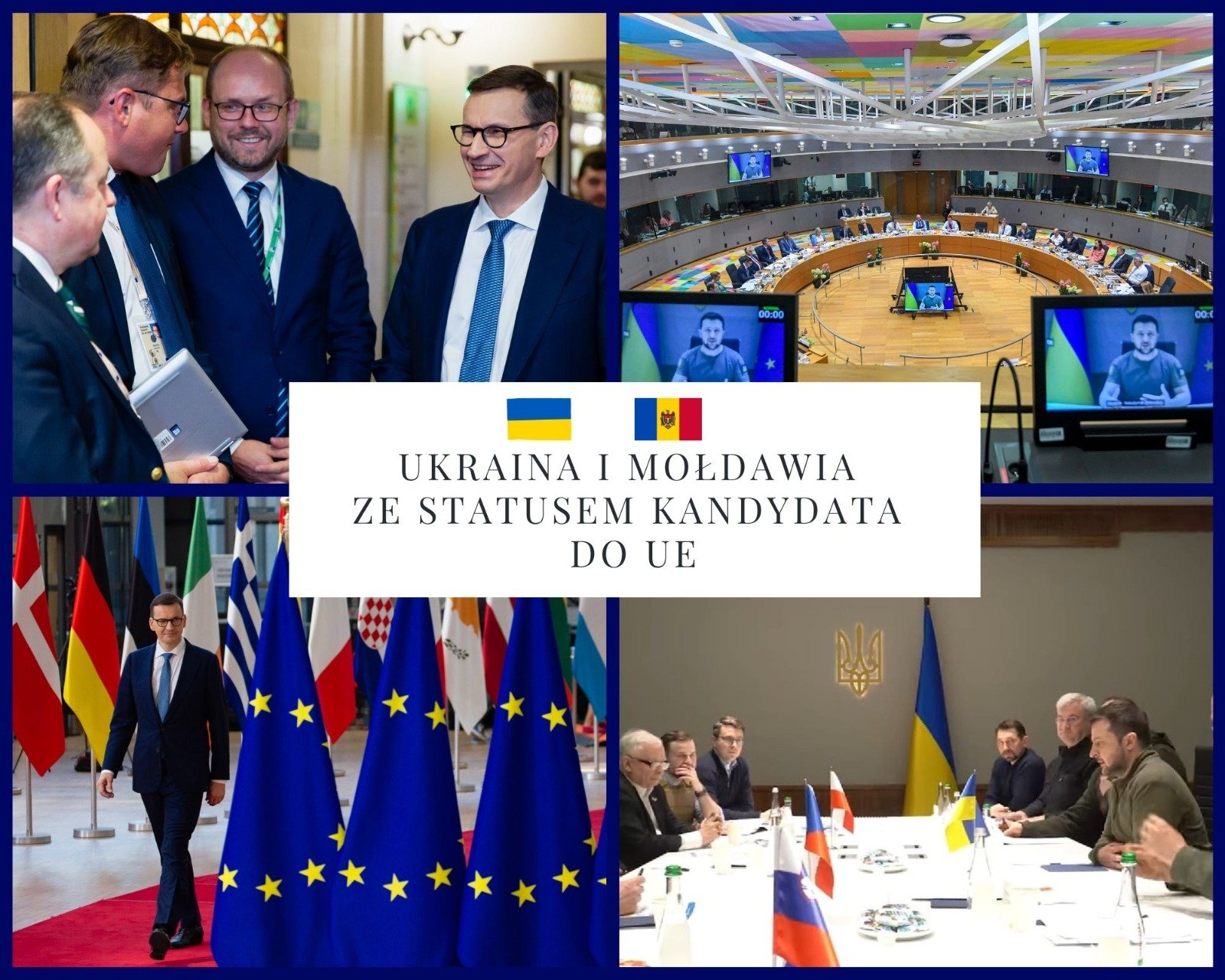 Ukraina i Mołdawia oficjalnymi kandydatami do UE