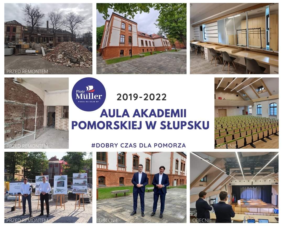 - To jest jeden z tych projektów, z których jestem ogromnie dumny. Mam nadzieję, że aula dobrze posłuży całej społeczności akademickiej, jak i wszystkim mieszkańcom Słupska.