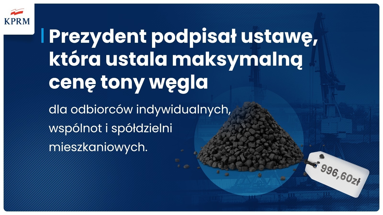 Cieszymy się, że prezydent Andrzej Duda podpisał dziś ustawę dotyczącą dopłat do węgla, czyli pomocy tym osobom, które korzystają z tego źródła energii do ogrzewania!