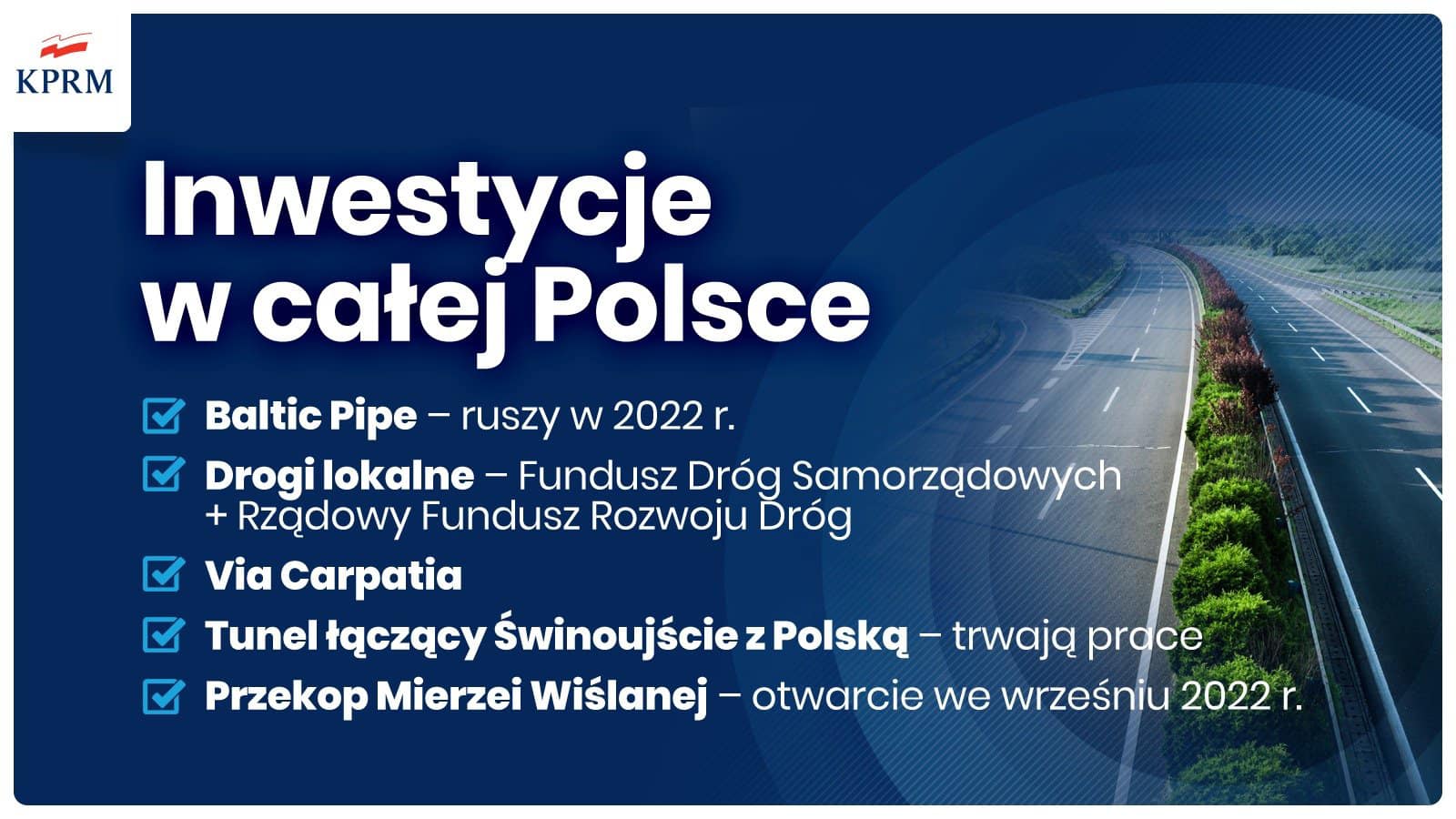 Inwestycje w całej Polsce
