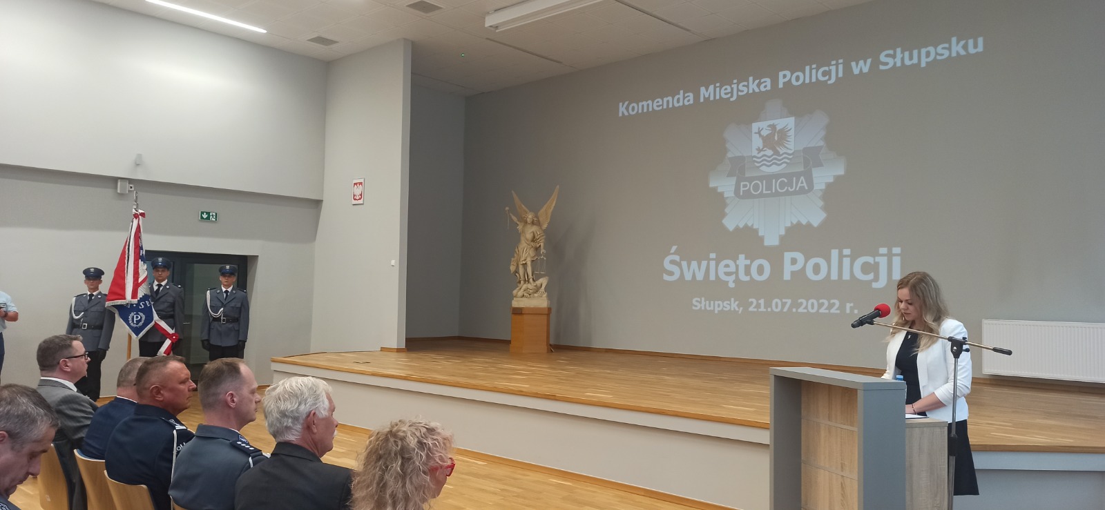 W czwartek w Komendzie Miejski3j Policji w Słupsku odbyła się uroczysta Akademia z okazji Święta Policji.