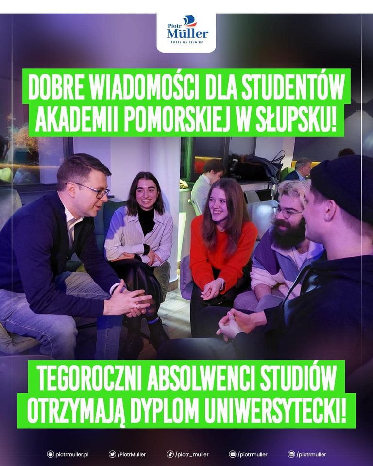 Dobre wieści dla studentów Akademii Pomorskiej w Słupsku