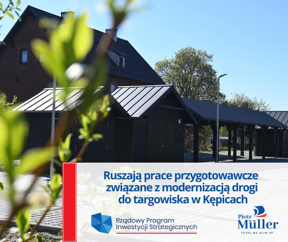 W ramach tej kompleksowej inwestycji już trwają prace modernizacyjne ul. 11 Listopada w Kępicach i ul. Kolejowej w Korzybiu.