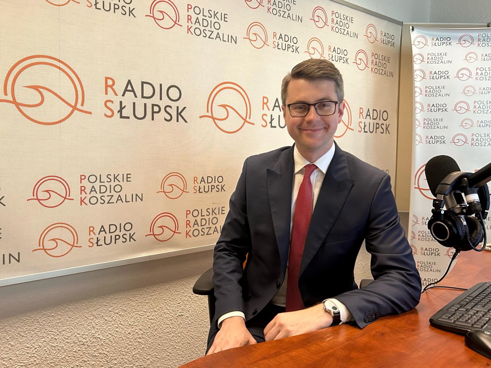 O rządowych inwestycjach w regionie słupskim w Polskim Radiu Koszalin