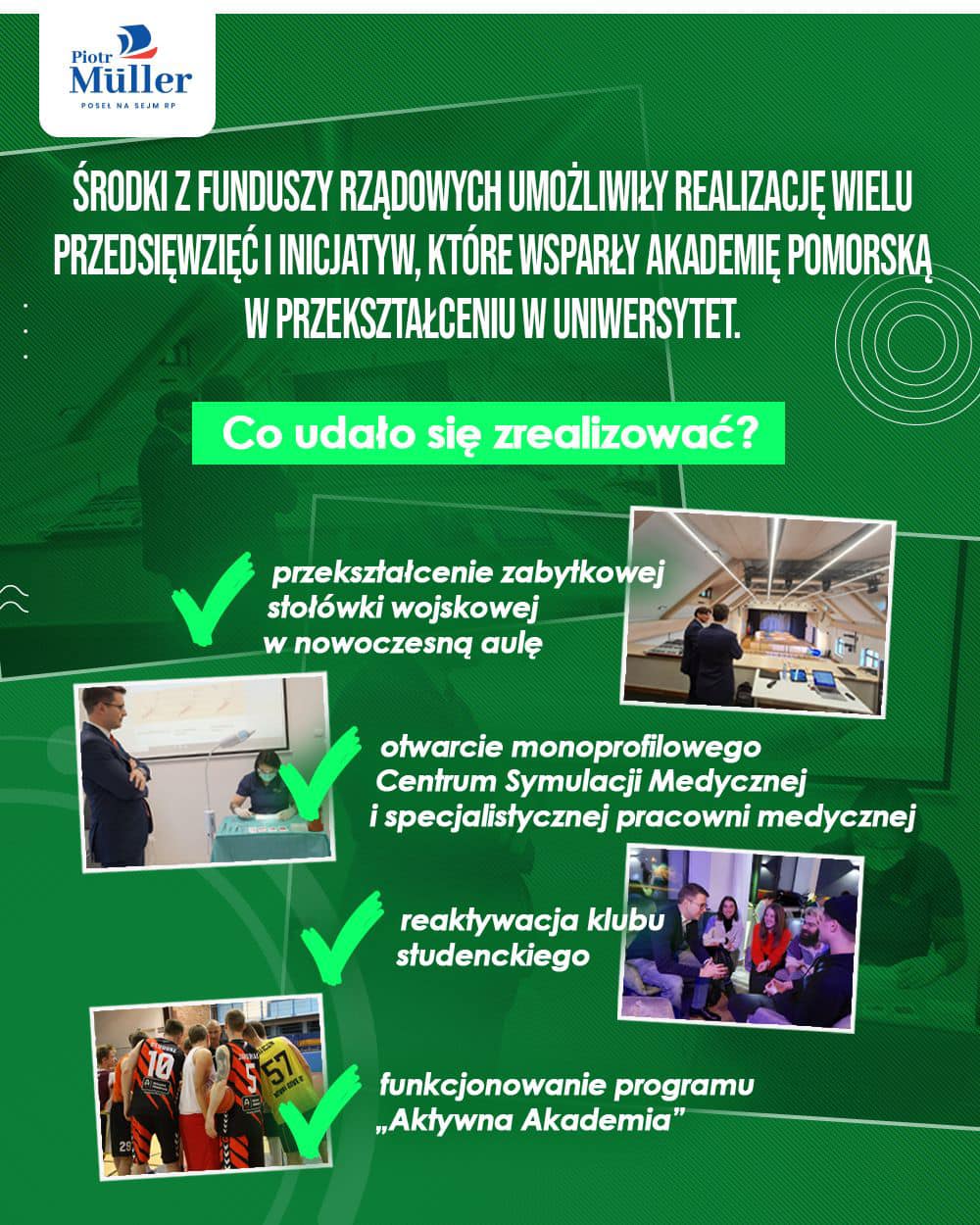 Rekordowe wsparcie finansowe rządu dla Uniwersytetu Pomorskiego w Słupsku przyniosło efekty