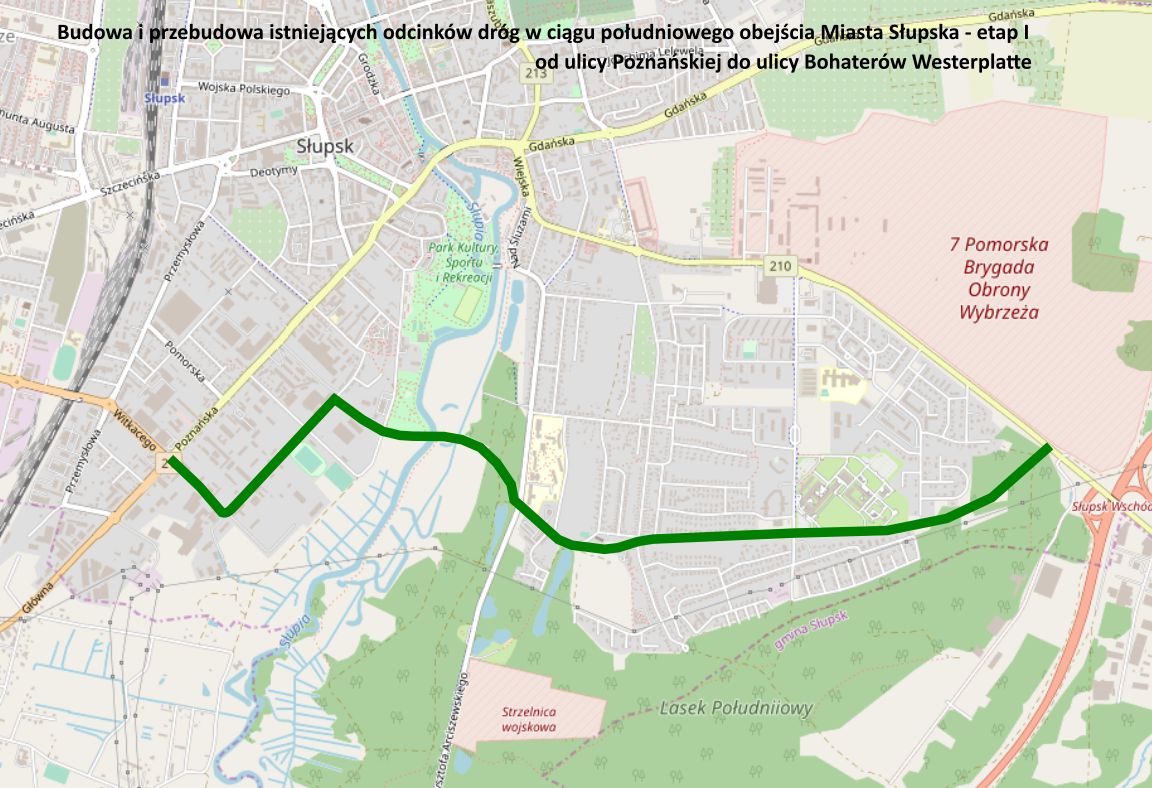 Podpisano dzisiaj umowę na budowę kolejnego etapu słupskiego ringu miejskiego, który połączy ul. Poznańską i Bohaterów Westerplatte.