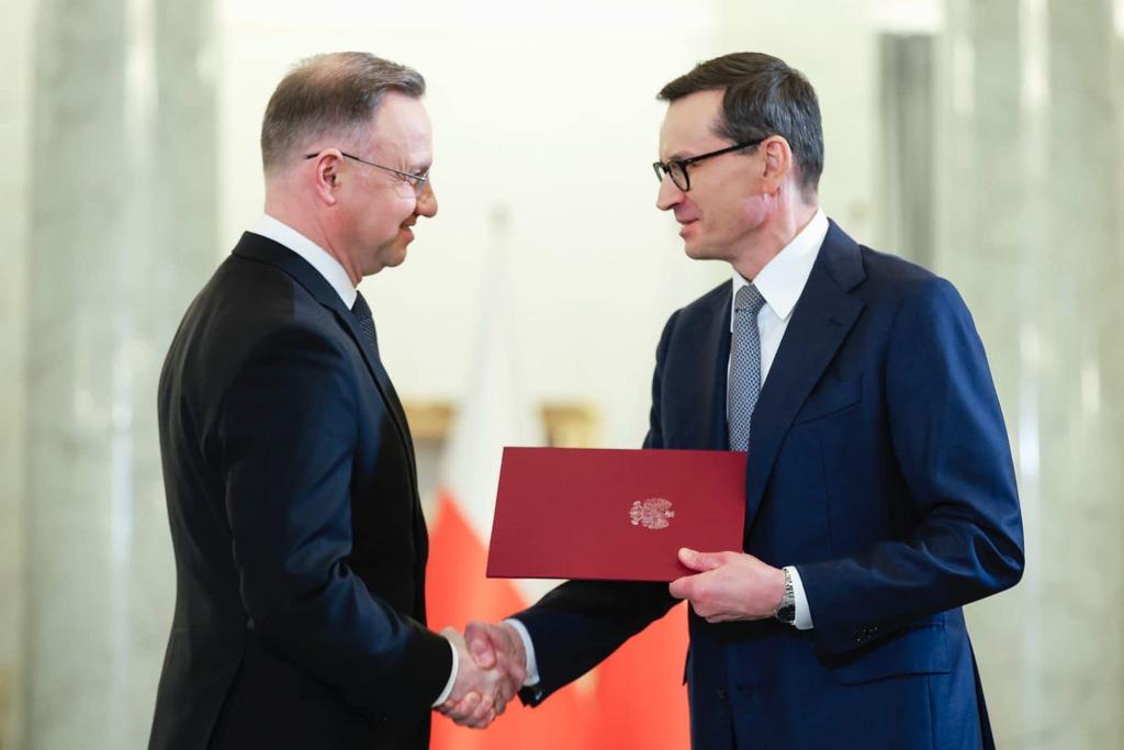 Prezydent Andrzej Duda powołał nowy rząd premiera Mateusza Morawieckiego
